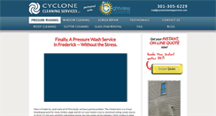 Desktop Screenshot of cyclonecleaningservices.com